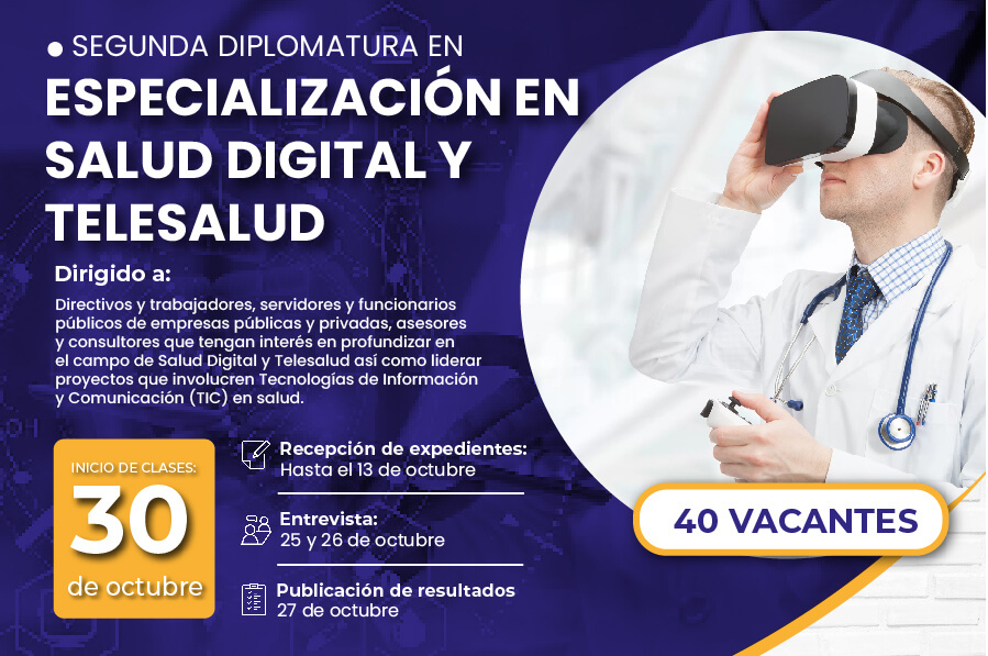 Especialización en Salud Digital y Telesalud