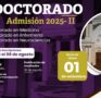 Proceso de Admisión Doctorados 2025-I